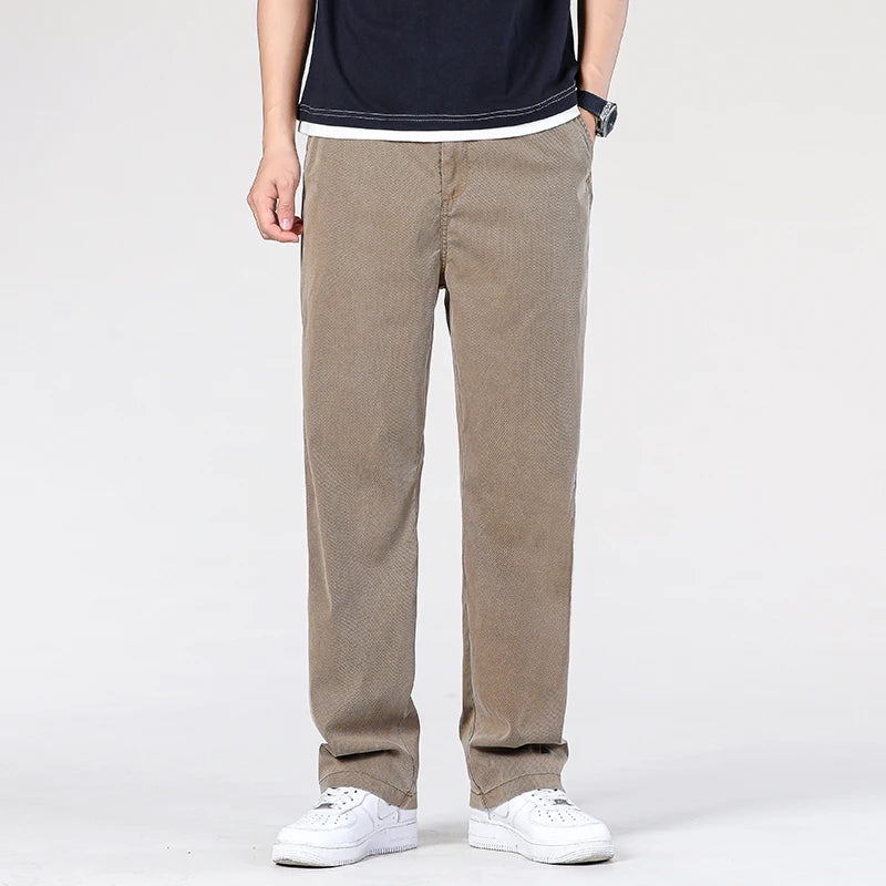 Summer Ultrathin High Quality Soft Lyocell Fabric Men's Jeans