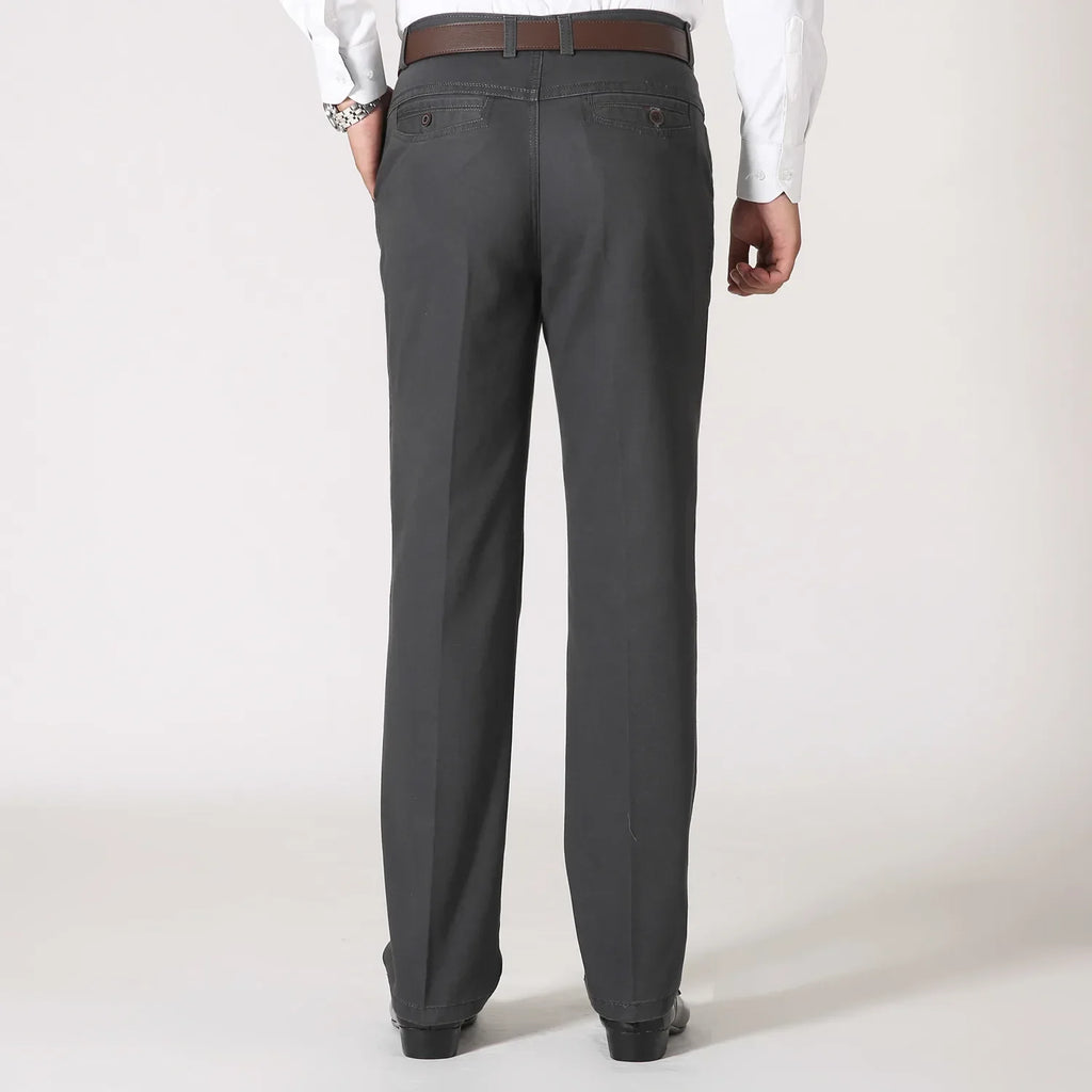 MRMT 2026 Brand New Men's Trousers Cotton Slacks Loose Pants for Male Straight High Waist Long Trouser