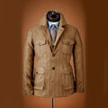 Men Woolen Blend Jacket Multi Flap Pockets Single Breasted Turn Down Collar Casual Outdoor Business Streetwear Outerwear
