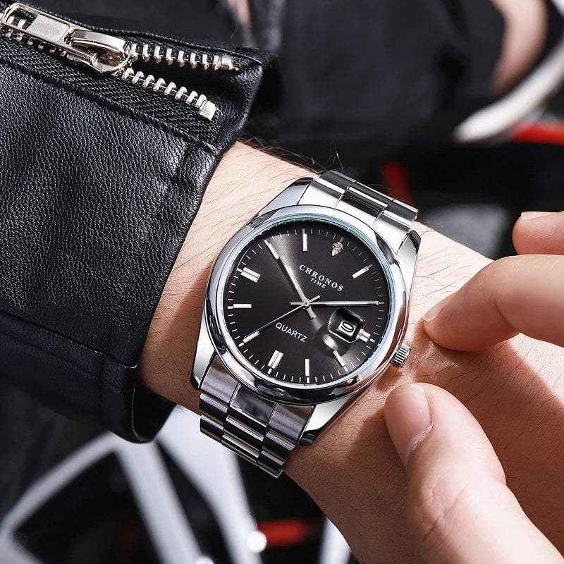 CHRONOS Top Brand Luxury Man Wristwatch