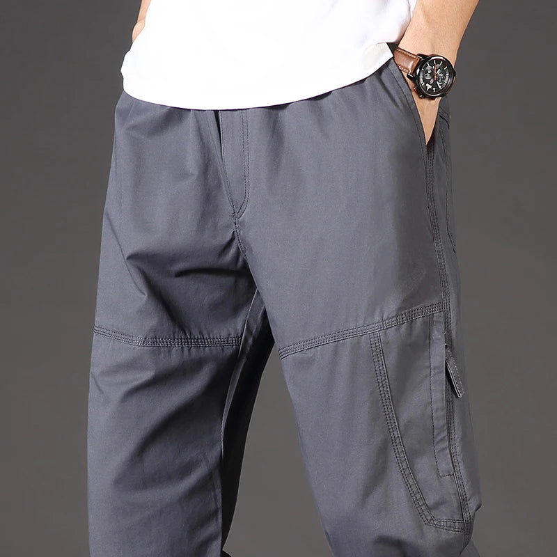 Men's Overalls Cotton Cargo Pants