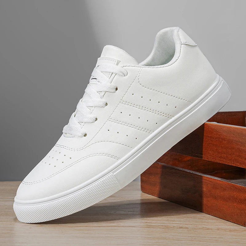 Men's Classic Casual Sneakers | Minimalist Lace-Up Skate Shoes