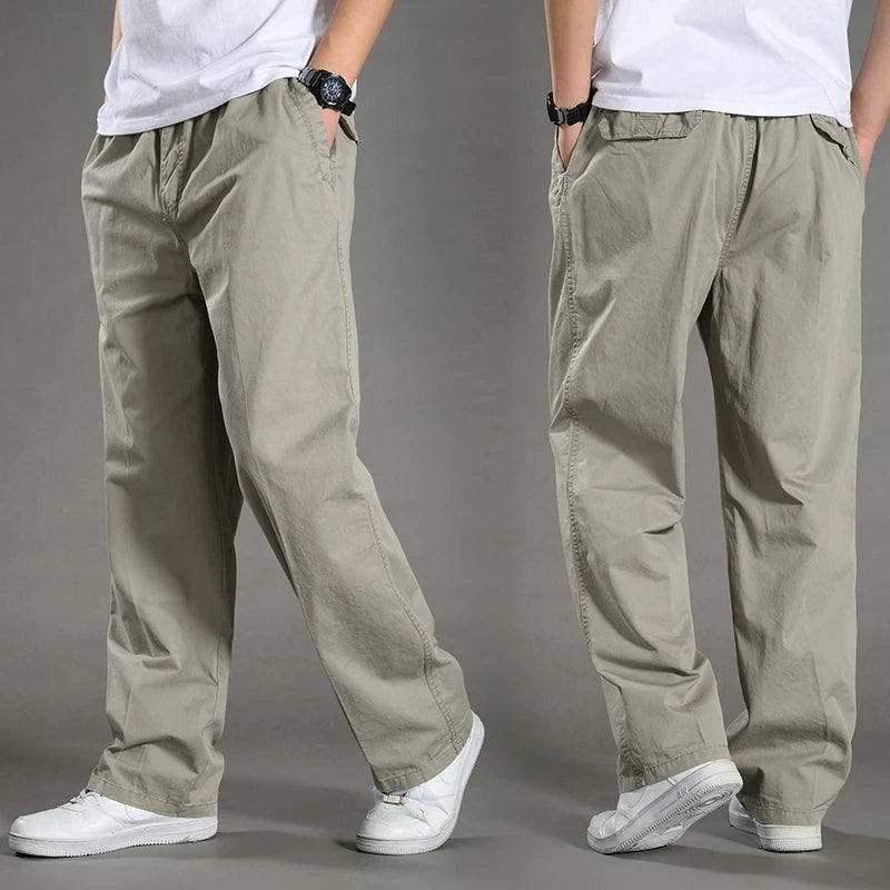 Men's Overalls Cotton Cargo Pants