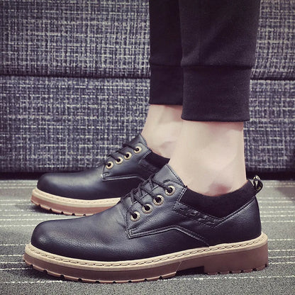 Fashion Retro Leather Men's Shoes