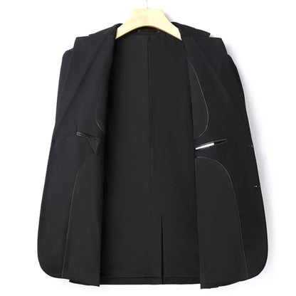 8XL Suit (Blazer+pants) Fashion Business Gentleman Italian Style