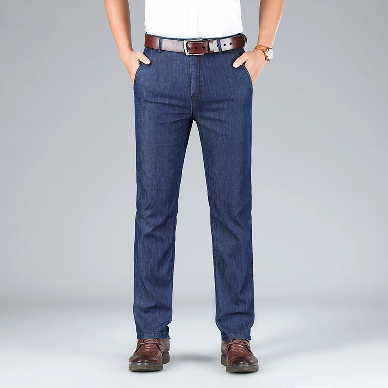 2026 Brand High Lyocell Herren Passform Straight