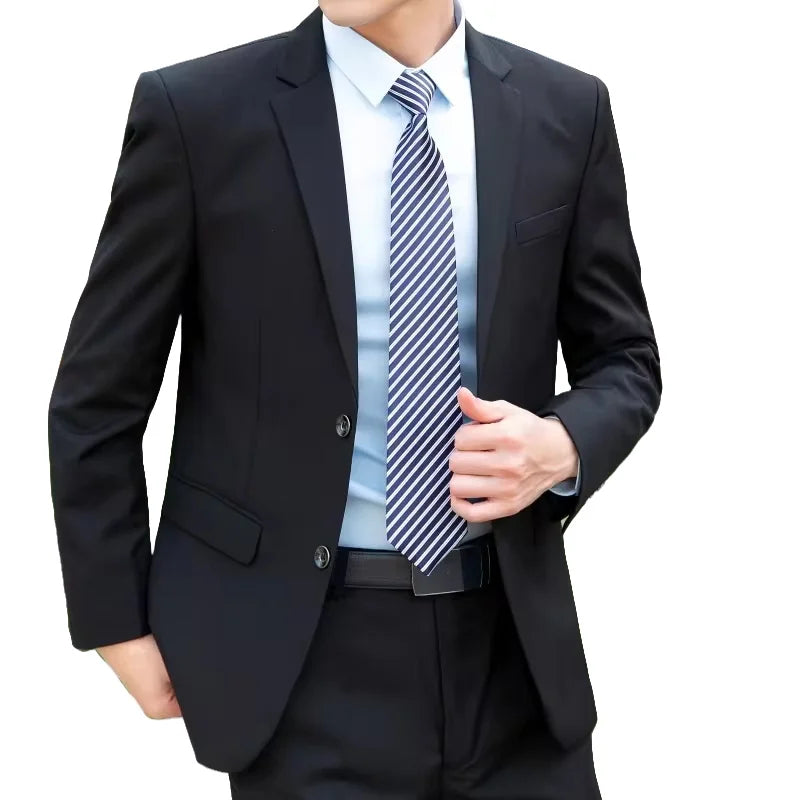8XL Anzug (Sakko+Hose) Fashion Business Gentleman Italienischer Stil