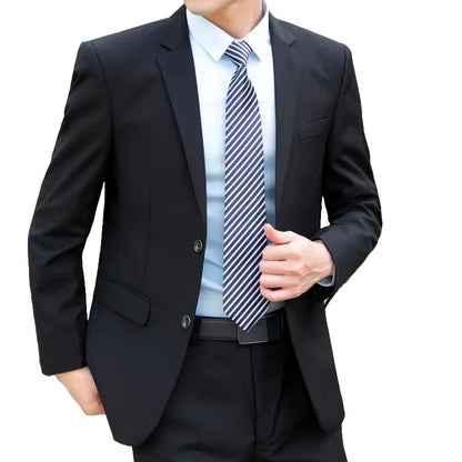 8XL Suit (Blazer+pants) Fashion Business Gentleman Italian Style