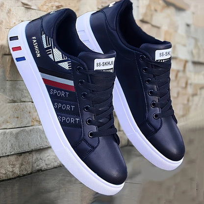 A Pair of White Sneakers, Perfect for Skateboarding