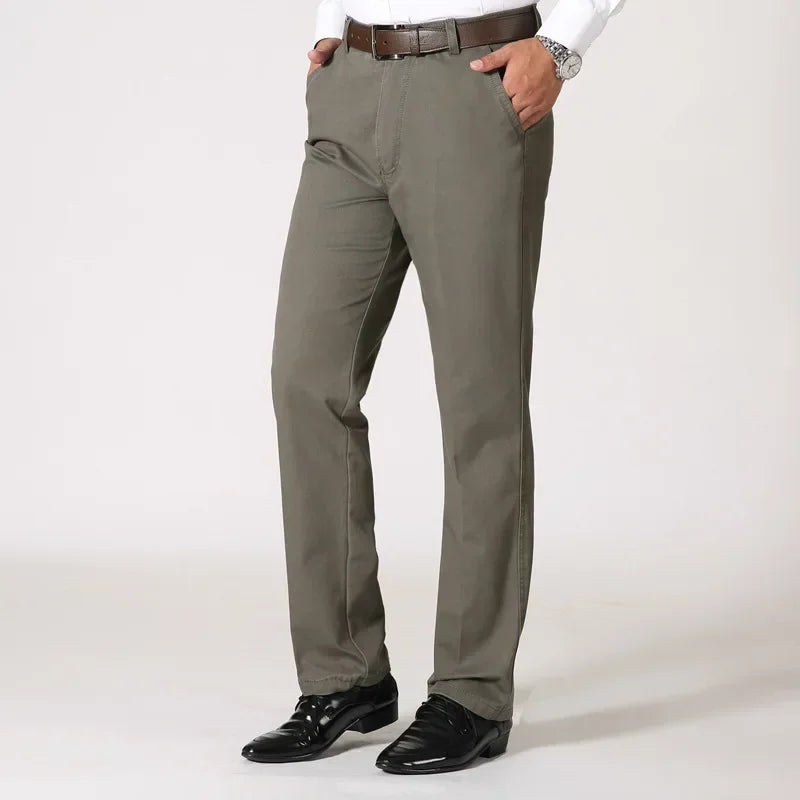 MRMT 2026 Brand New Men's Trousers Cotton Slacks Loose Pants for Male Straight High Waist Long Trouser