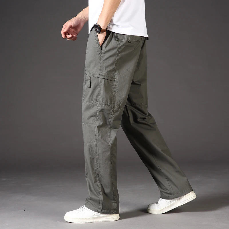 Men's Overalls Cotton Cargo Pants