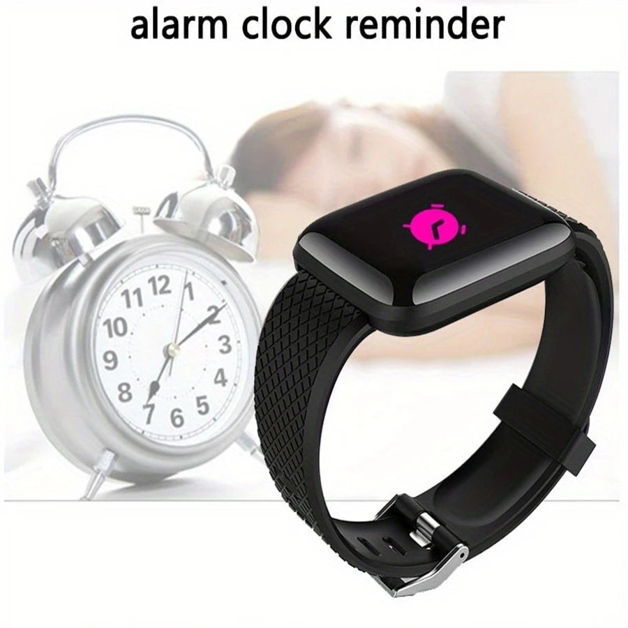 Smartwatch Herren Damen Armbanduhren Smart Watch Nachrichten Fitness Tracker Armband Geburtstagsgeschenk Elektronische Uhr für Android IOS