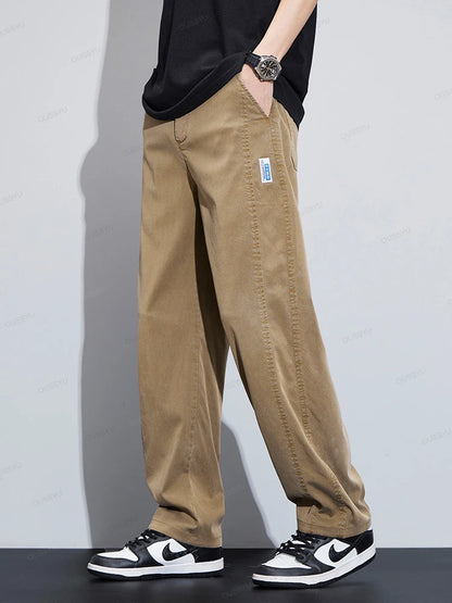 High Quality Summer Ultrathin Soft Lyocell Fabric Men's Casual Pants