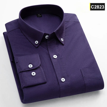 Classic Fit Fashion 100% Cotton Long-Sleeve Shirt for Men