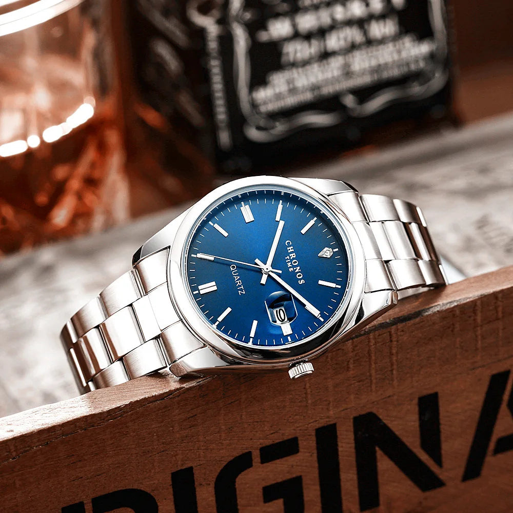 CHRONOS Top Brand Luxury Man Wristwatch