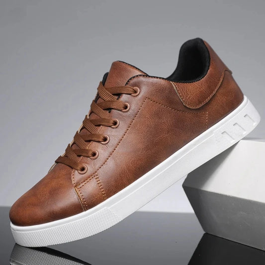 Casual Shoes Loafers British Leather Sneakers