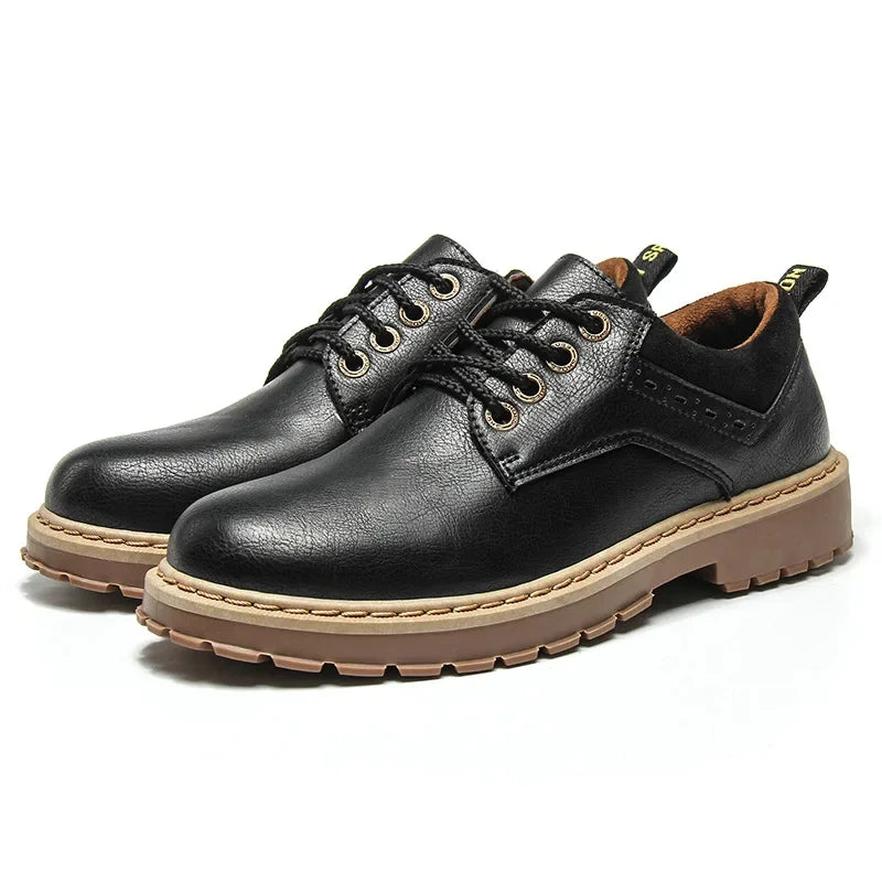 Fashion Retro Leather Men's Shoes