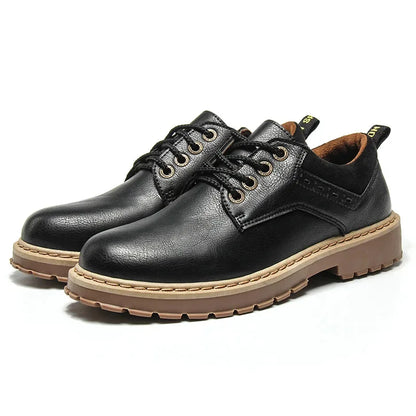 Fashion Retro Leather Men's Shoes