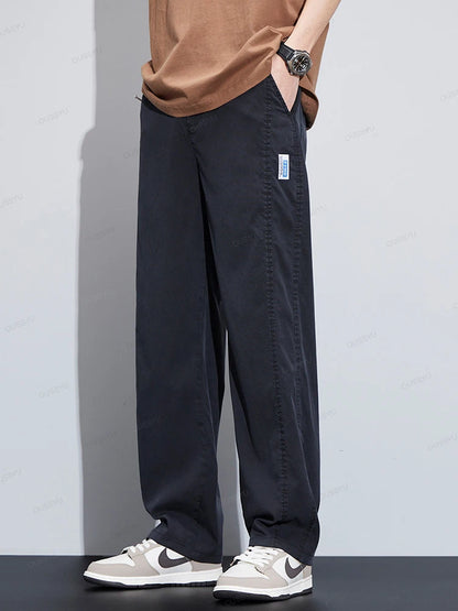High Quality Summer Ultrathin Soft Lyocell Fabric Men's Casual Pants