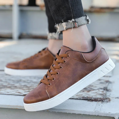 Casual Shoes Loafers British Leather Sneakers