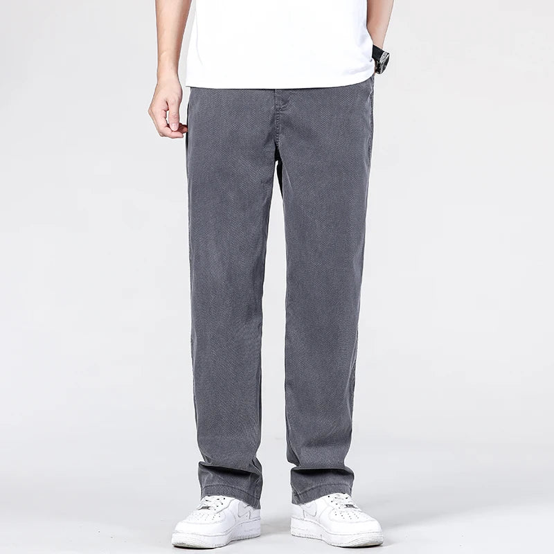 Summer Ultrathin High Quality Soft Lyocell Fabric Men's Jeans