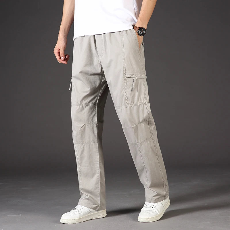 Men's Overalls Cotton Cargo Pants