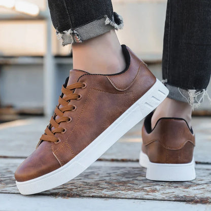 Casual Shoes Loafers British Leather Sneakers