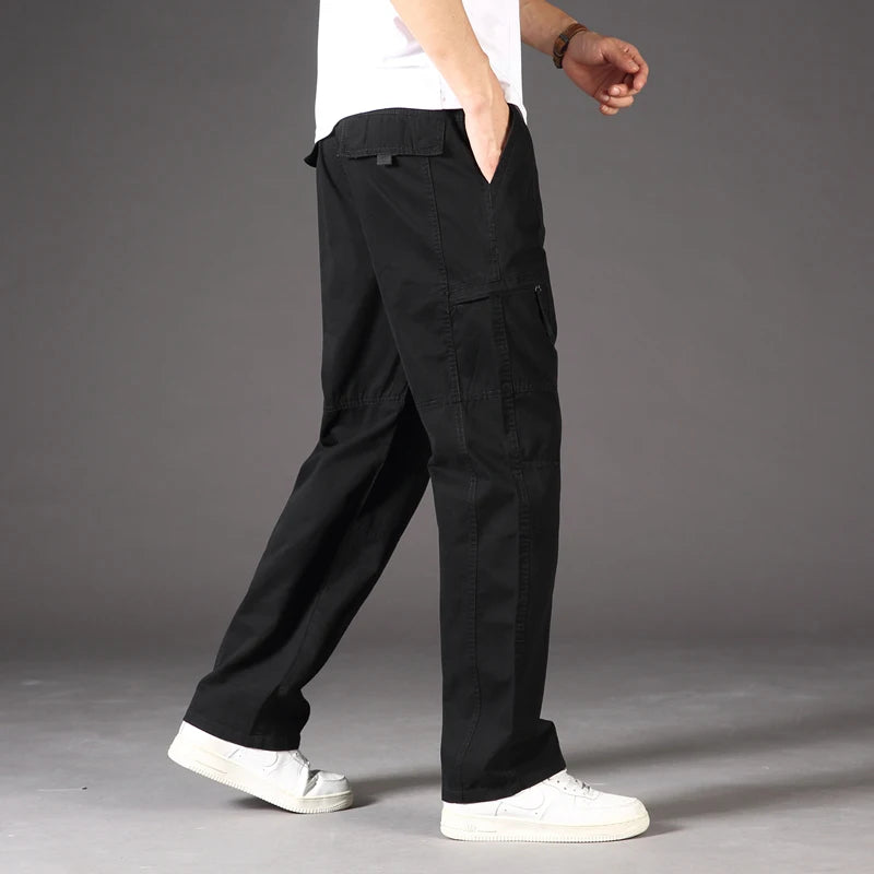 Men's Overalls Cotton Cargo Pants