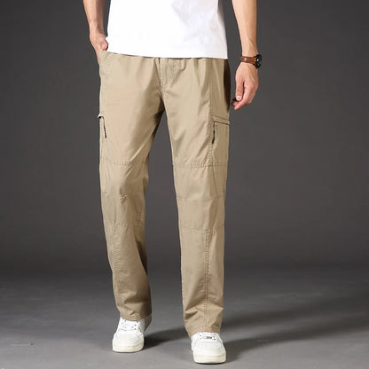Men's Overalls Cotton Cargo Pants