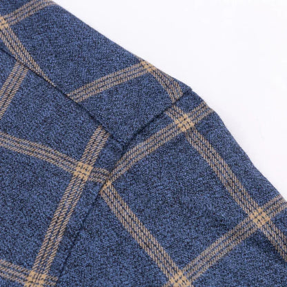 Men's 100% Cotton Flannel Plaid Shirt Long Sleeve