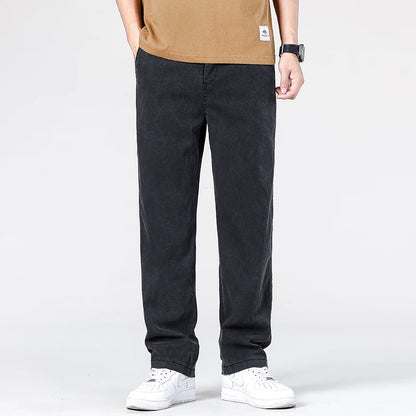 Summer Ultrathin High Quality Soft Lyocell Fabric Men's Jeans