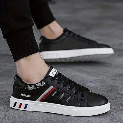 A Pair of White Sneakers, Perfect for Skateboarding
