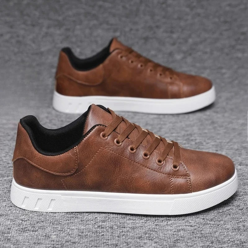 Casual Shoes Loafers British Leather Sneakers