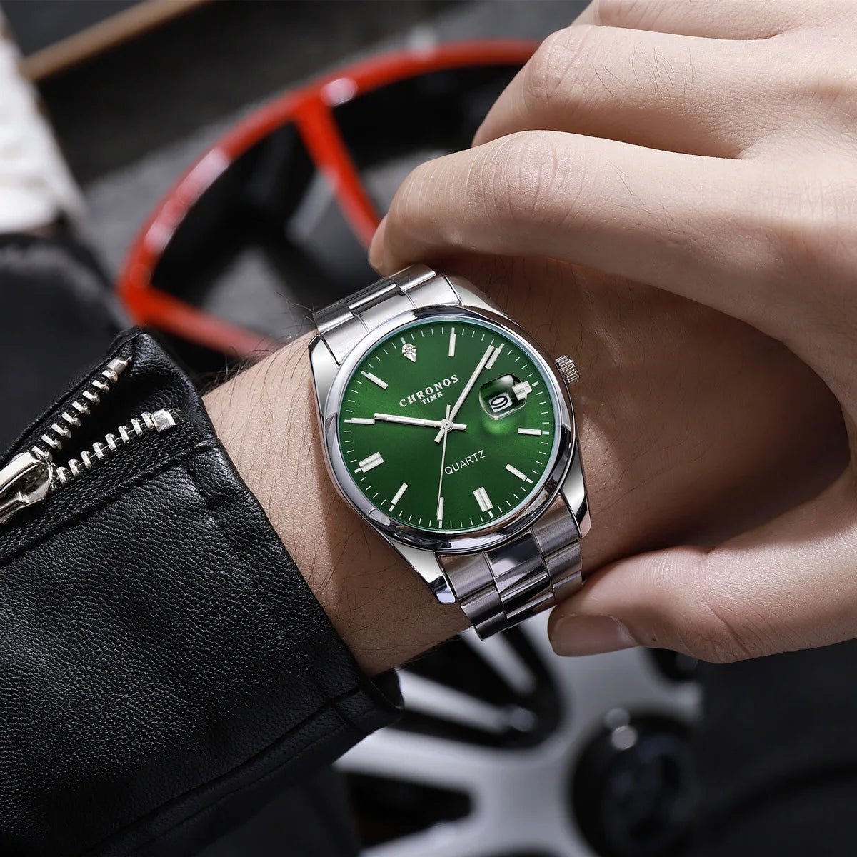 CHRONOS Top Brand Luxury Man Wristwatch