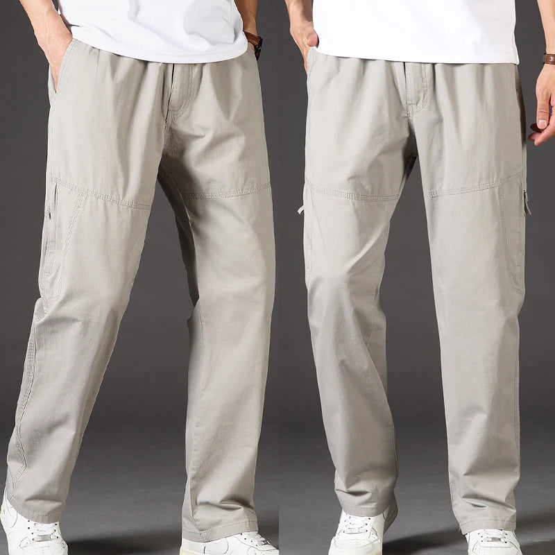 Men's Overalls Cotton Cargo Pants