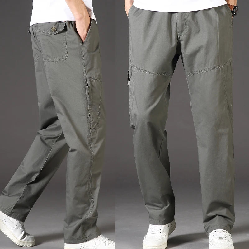 Men's Overalls Cotton Cargo Pants