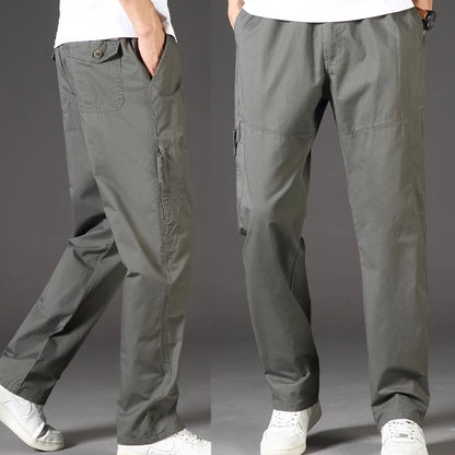 Men's Overalls Cotton Cargo Pants