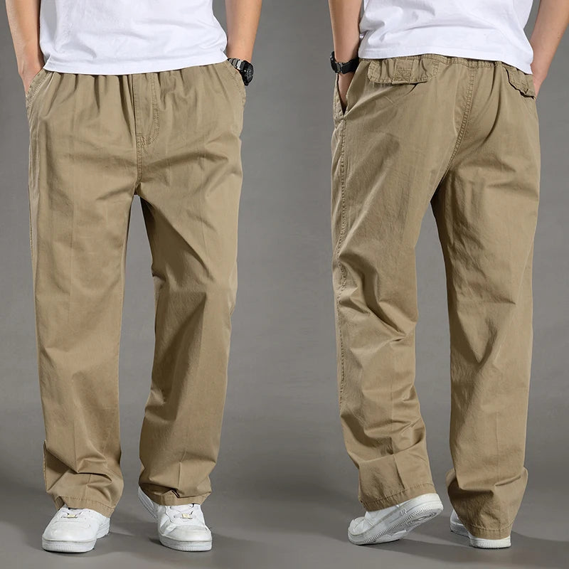 Men's Overalls Cotton Cargo Pants