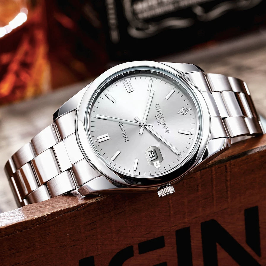 CHRONOS Top Brand Luxury Man Wristwatch